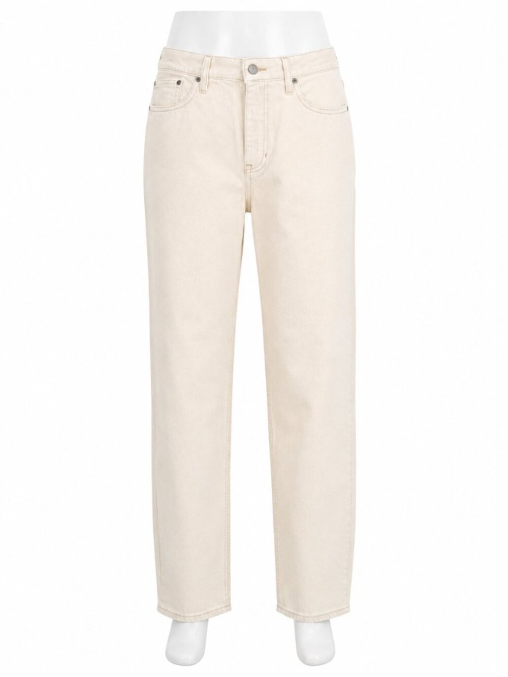 J. Crew Jeans Womens 12 31 Natural Cream Classic Straight Neutral Minimalist‎